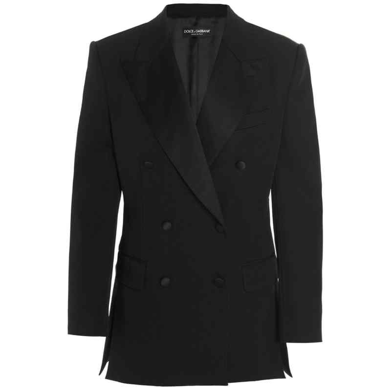 20220402030451837_E52-dolce_20_28_29_20gabbana-F29PWTFURJLN0000_1_M1 Dolce & Gabbana Padded Shoulders Double-breasted Blazer Jacket