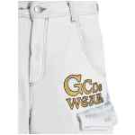 Gcds Bleached Embroidered Ultracargo Bermuda Shorts