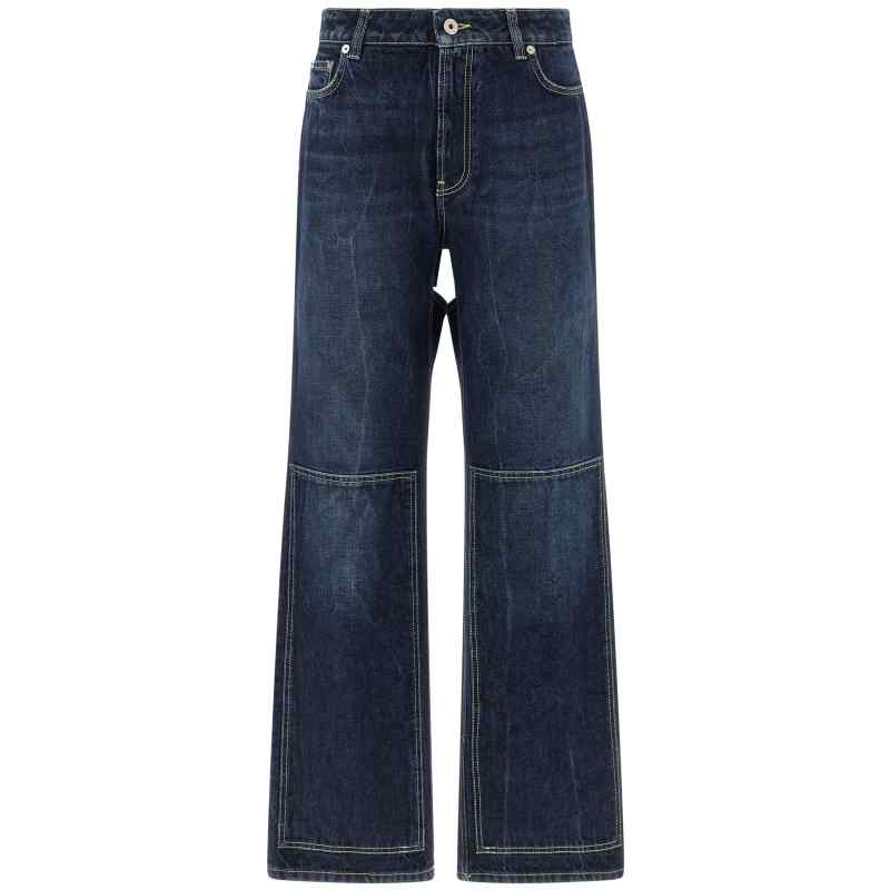 Jean Paul Gaultier The Blue Cut-out Jeans