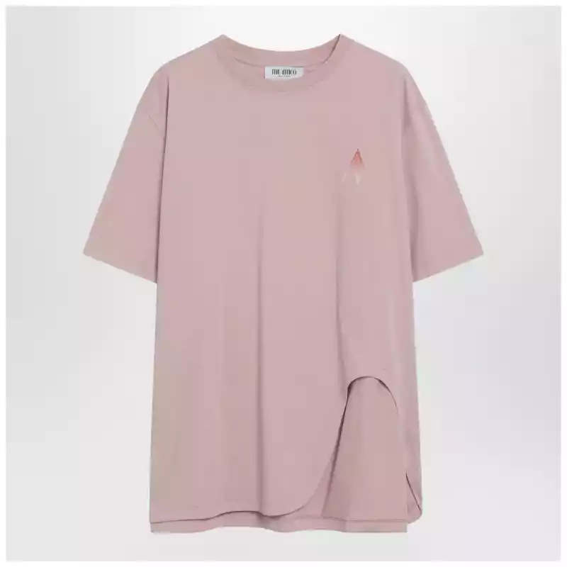 The Attico Pink T-shirt with back print