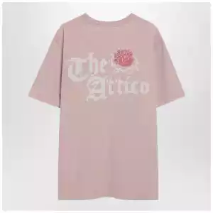 The Attico Pink T-shirt with back print