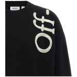 Off White Vertical Bookish Sweater