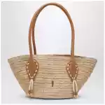 Christian Louboutin Venus mini tote bag in rafia