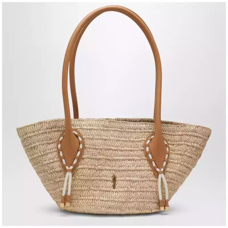 Christian Louboutin Venus mini tote bag in rafia