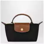 Longchamp Le Pliage Original black clutch bag