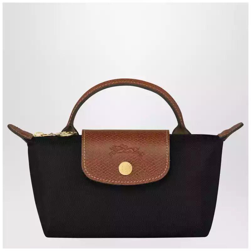 Longchamp Le Pliage Original black clutch bag