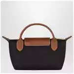 Longchamp Le Pliage Original black clutch bag