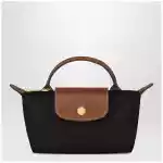 Longchamp Le Pliage Original Pebble clutch bag black