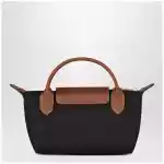 Longchamp Le Pliage Original Pebble clutch bag black