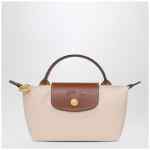 Longchamp Le Pliage Original Pebble clutch bag papier