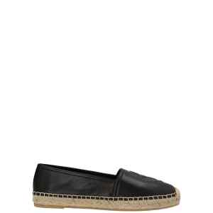 Saint Laurent Logo Leather Espadrilles
