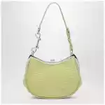 Vivienne Westwood Charm bag in lime croc-effect patent leather