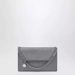Stella McCartney Falabella crossbody wallet bag in dark barolo