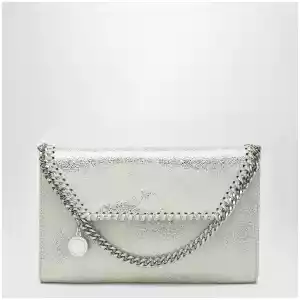 Stella McCartney Falabella wallet-on-chain in light lime green