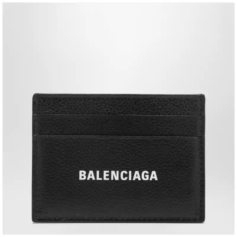5943091IZI3_S_BALEN-1090.a Balenciaga Cash black card holder in grained leather