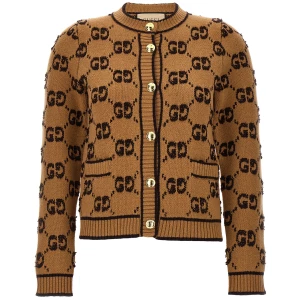 Gucci Gg Tweed Bouclè Cardigan