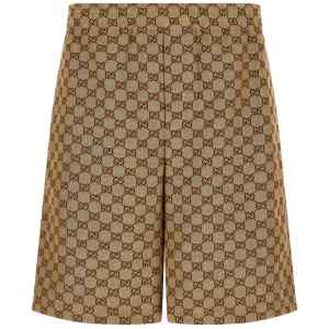 Gg Supreme Bermuda Shorts - Gucci Lido Line