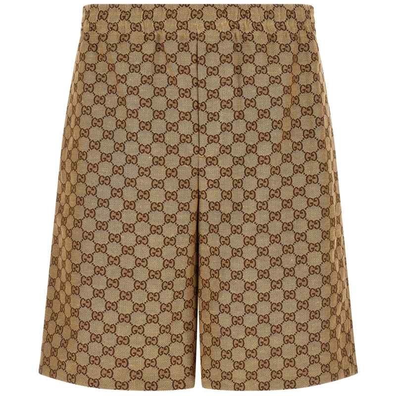 Gg Supreme Bermuda Shorts - Gucci Lido Line