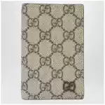 GUCCI GG Supreme fabric wallet in beige/ebony