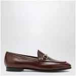 GUCCI Brown Jordaan loafer in leather