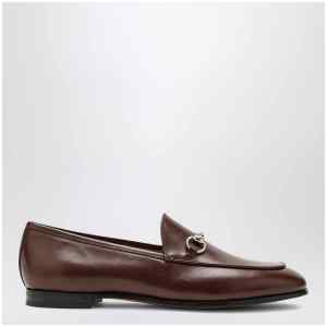 GUCCI Brown Jordaan loafer in leather