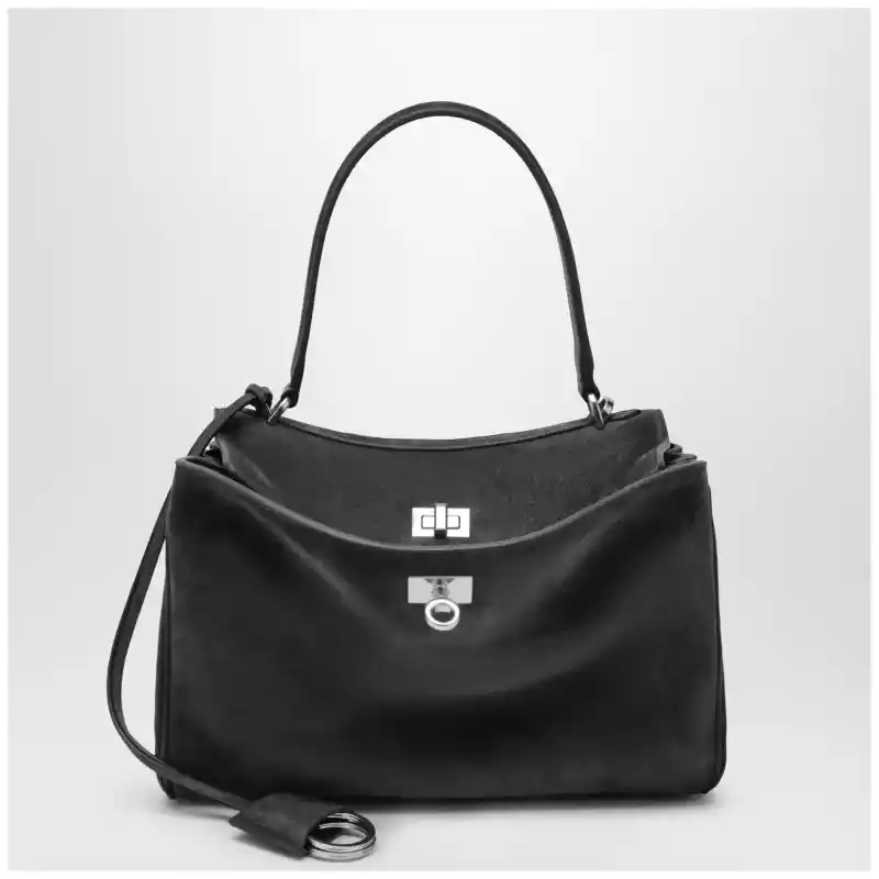 Balenciaga Rodeo small bag in grey calf leather