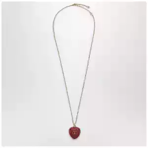 Valentino Garavani Coeur Royal red necklace