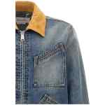 Alexander McQueen Suede Denim Jacket