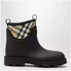 Burberry Marsh Stamp rubber and nylon rain boots in black