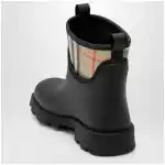 Burberry Marsh Stamp rubber and nylon rain boots in black