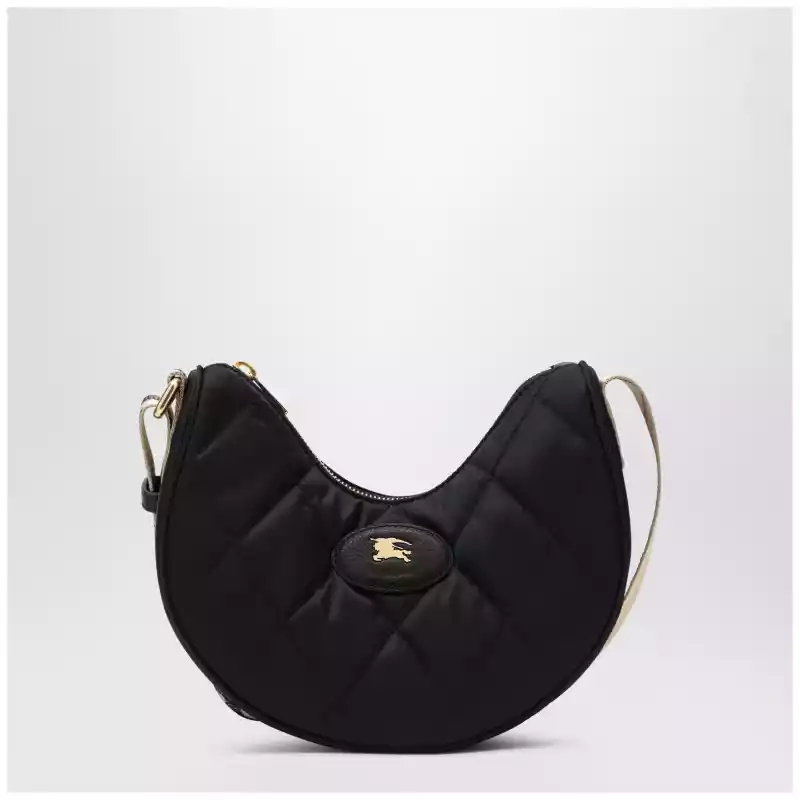 Burberry Black horseshoe shoulder bag