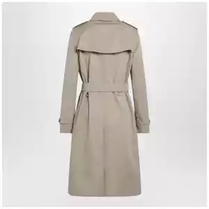Burberry Long Kensington Heritage cotton trench coat in honey