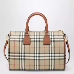 Burberry Medium bowling bag with Check pattern