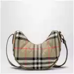 Burberry Horseshoe quilted nylon crossbody bag