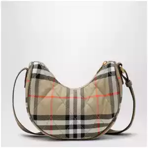 Burberry Horseshoe quilted nylon crossbody bag