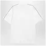 Burberry Cotton T-shirt with Check trim in Chalk