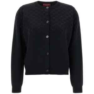 Gucci Gg Crystal Cardigan