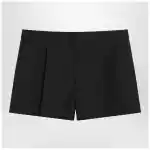 GUCCI Shorts dark grey in wool twill