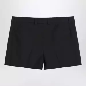 GUCCI Shorts dark grey in wool twill