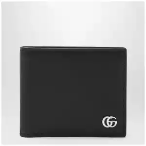 GUCCI Black GG Marmont Bi-Fold Wallet