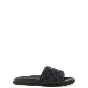 Gucci Gg Denim Slides