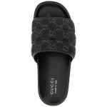 Gucci Gg Denim Slides