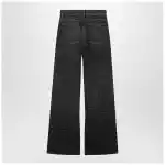 Balenciaga Black washed jeans with jacquard logos