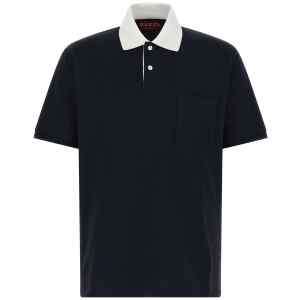 Gucci Contrast Collar Polo Shirt
