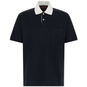 Gucci Contrast Collar Polo Shirt