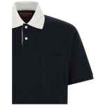 Gucci Contrast Collar Polo Shirt