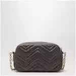 GUCCI Small GG Marmont camera bag in taupe nappa leather