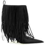 Balenciaga Avenue Fringe Ankle Boots