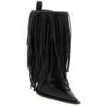 Balenciaga Avenue Fringe Ankle Boots