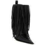 Balenciaga Avenue Fringe Ankle Boots
